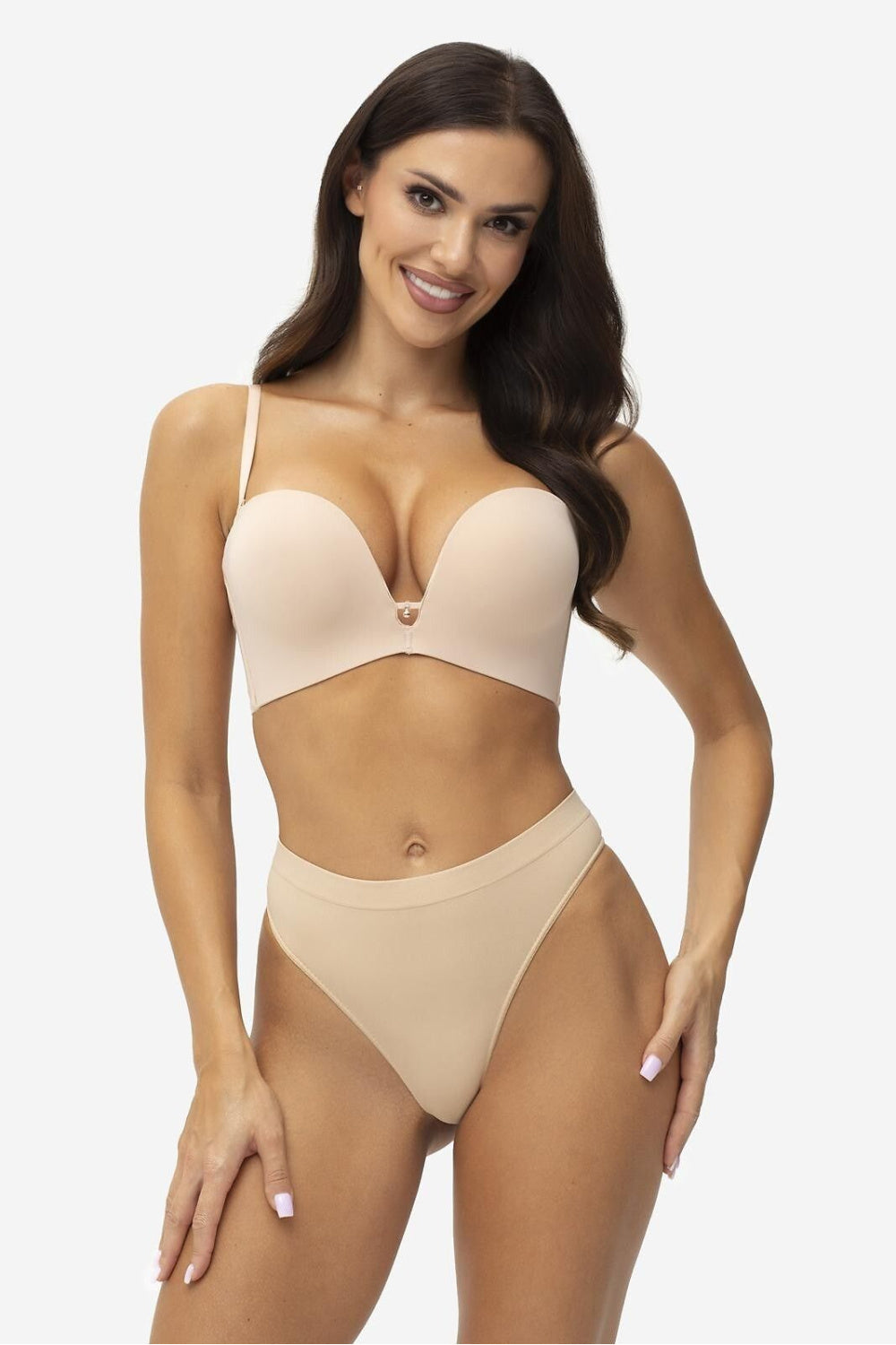 Soutien-gorge push-up femme Gatta — beige