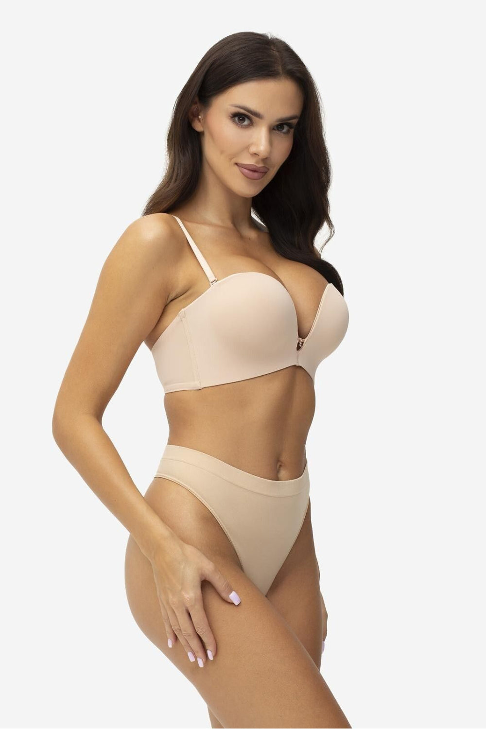Soutien-gorge push-up femme Gatta — beige