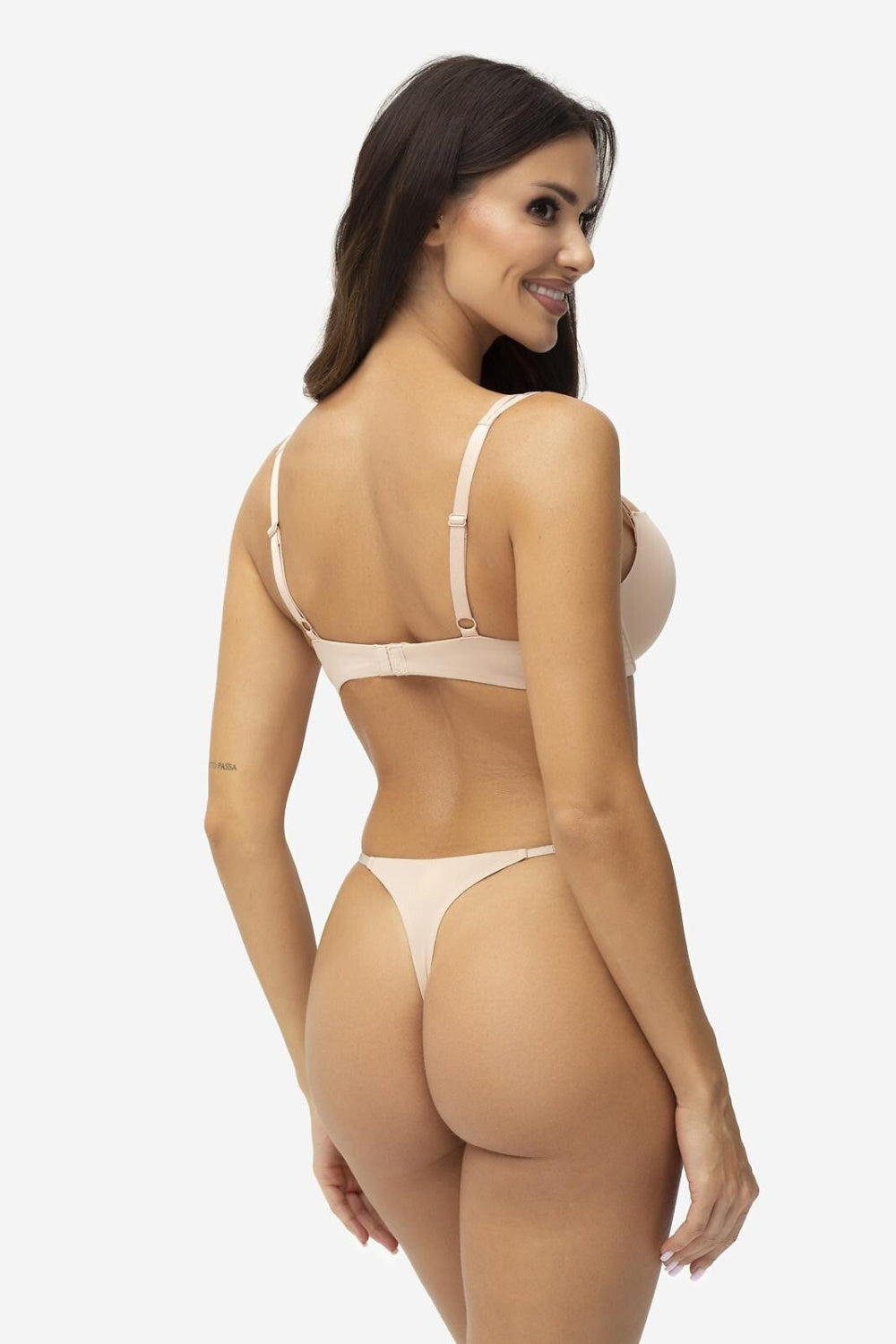 Soutien-gorge push-up femme Gatta — beige