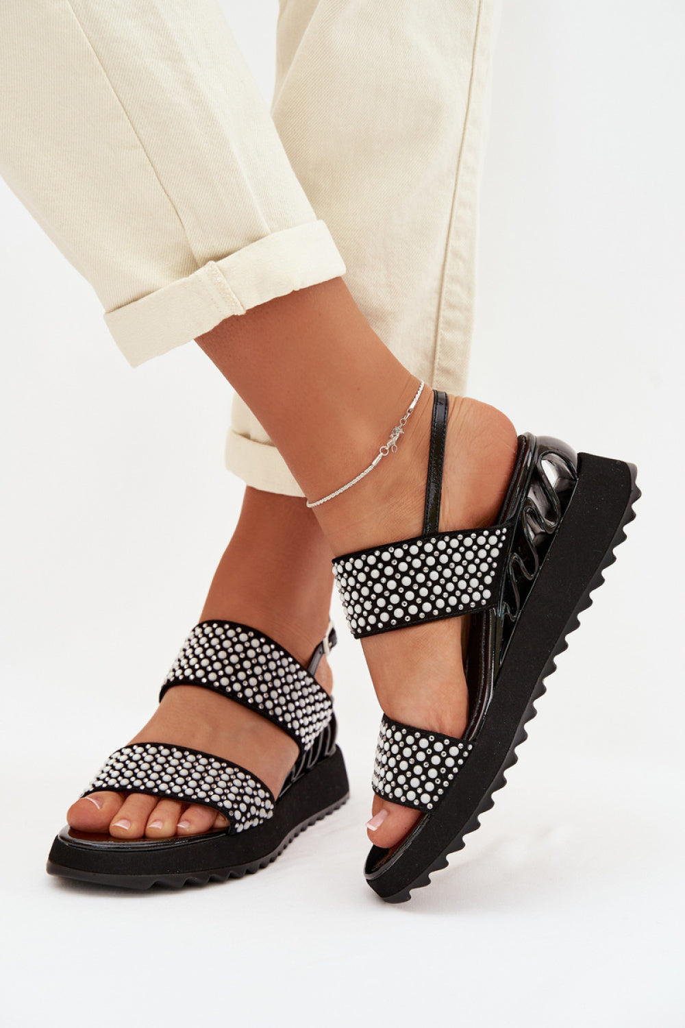 Sandales femme Step in style Cothurnes Cothurnes — noir