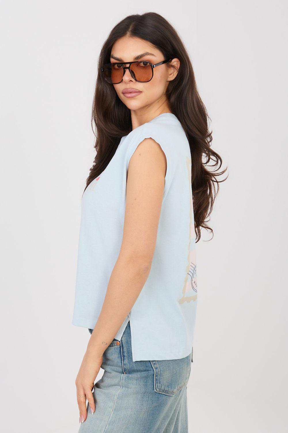 Blouse femme Sublevel T Shirt T — bleu