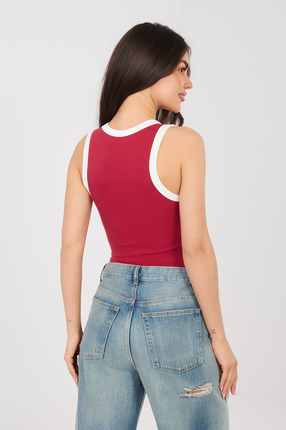 Maillot de bain femme Sublevel Top Top — rouge