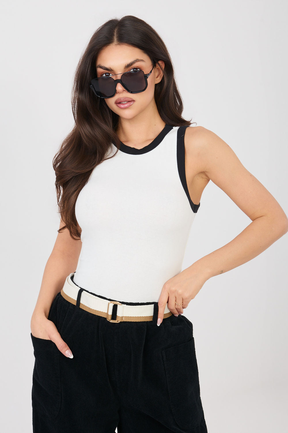 Maillot de bain femme Sublevel Top Top — blanc