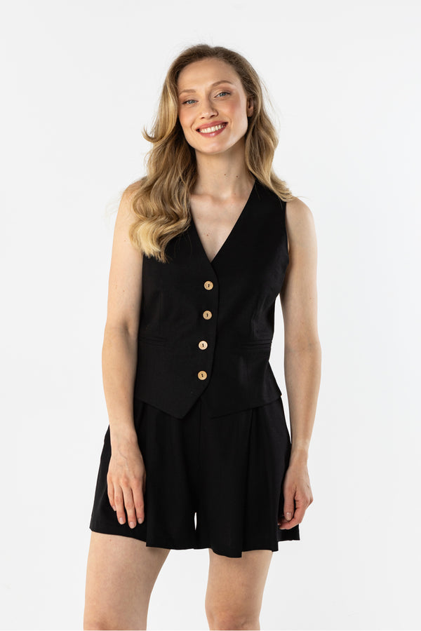 Gilet femme awama — noir