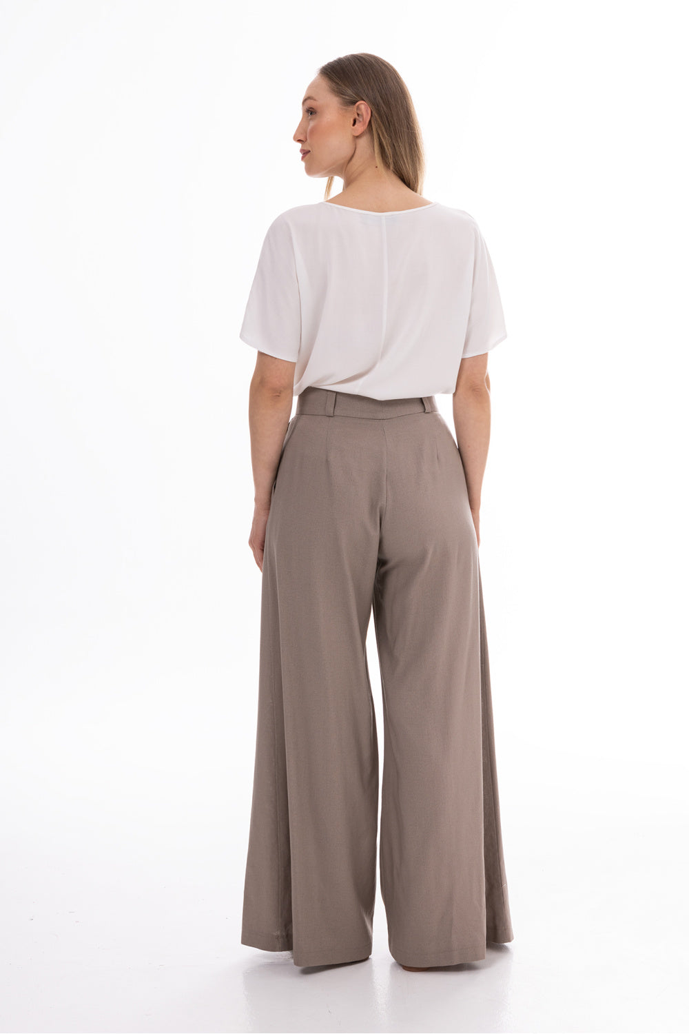 Chaussures à talons femme awama Pantalon Pantalon — beige