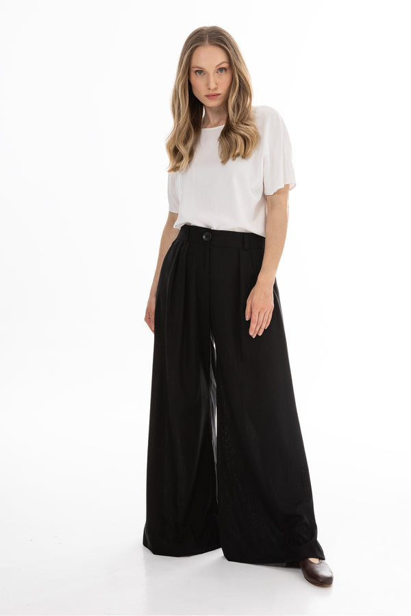 Chaussures à talons femme awama Pantalon Pantalon — noir