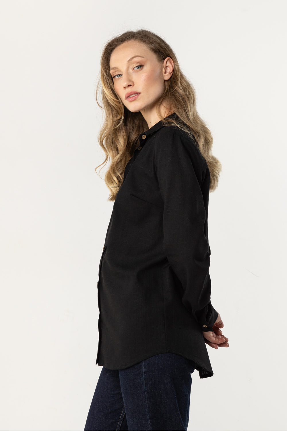 Blouse femme awama — noir