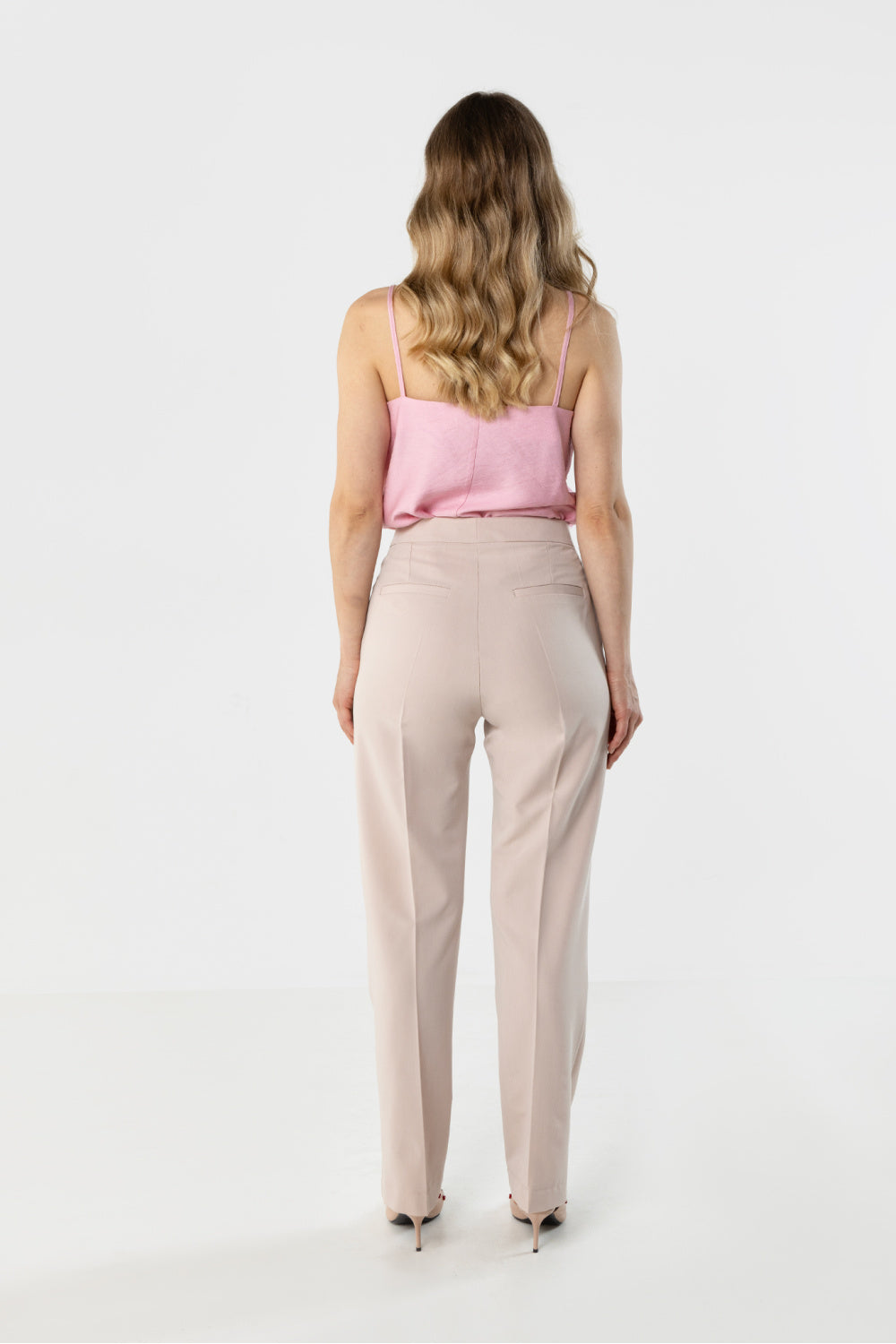 Chaussures à talons femme awama Pantalon Pantalon — beige