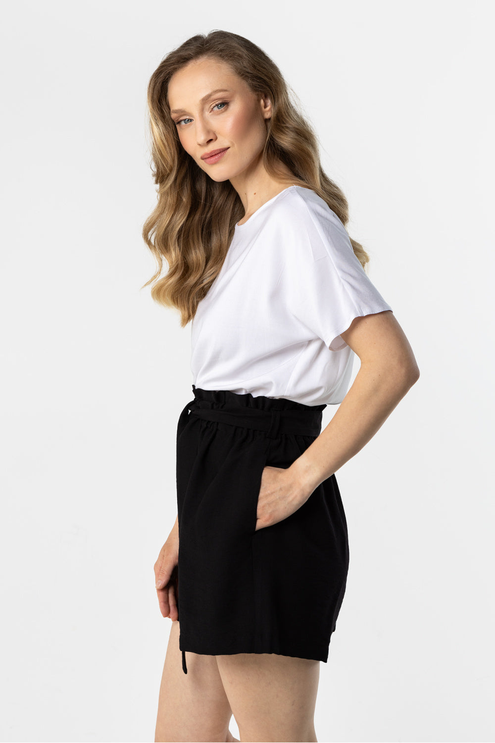 Chaussures à talons femme awama Shorts Shorts — noir
