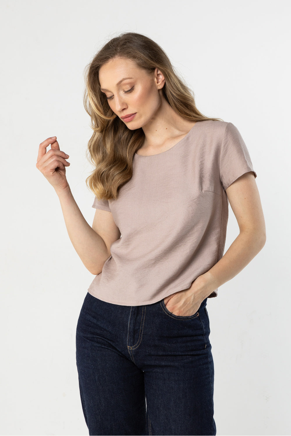 Blouse femme awama Chemisier Chemisier — beige