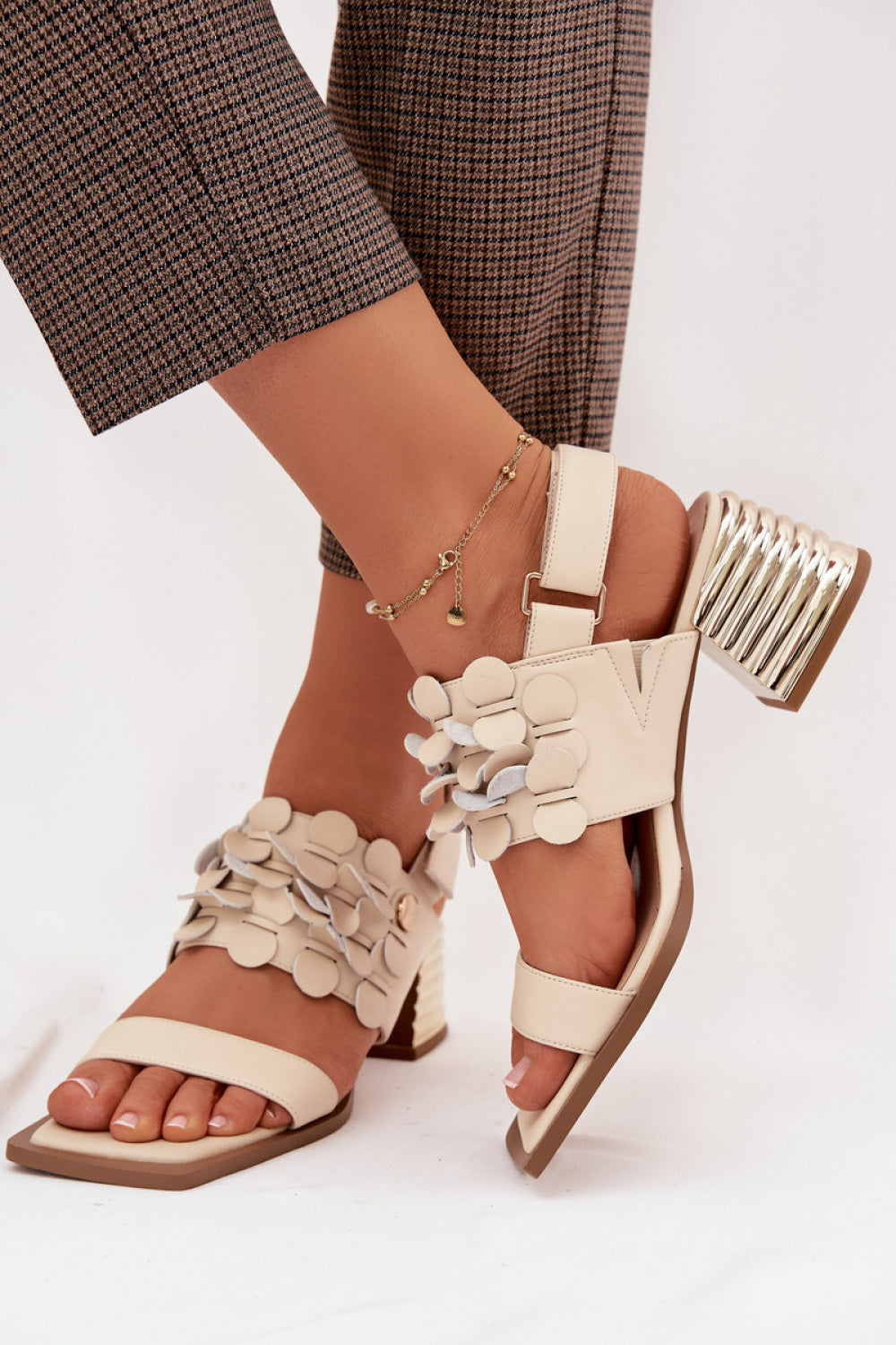 Sandales femme Step in style À Talons À — beige