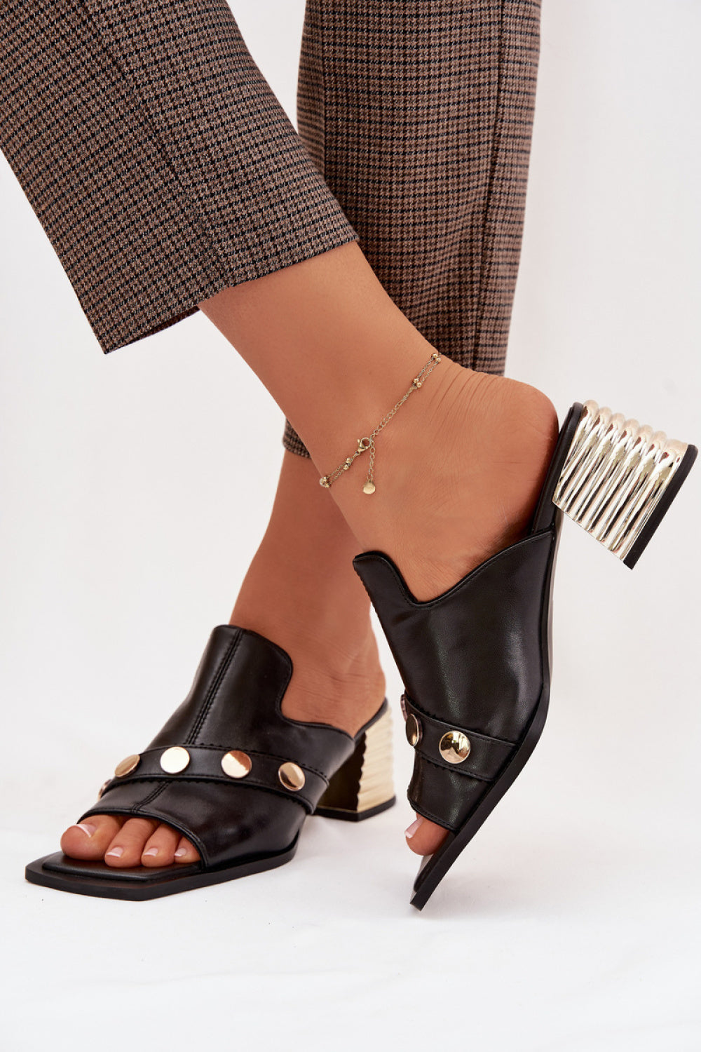 Sandales femme Step in style Des Mules À — noir