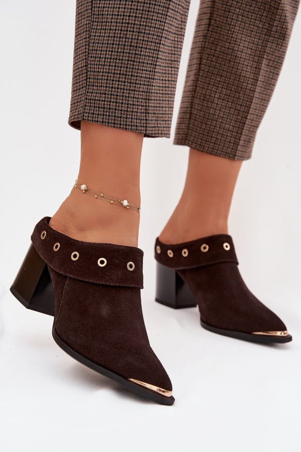 Sandales femme Step in style Des Mules À — brun