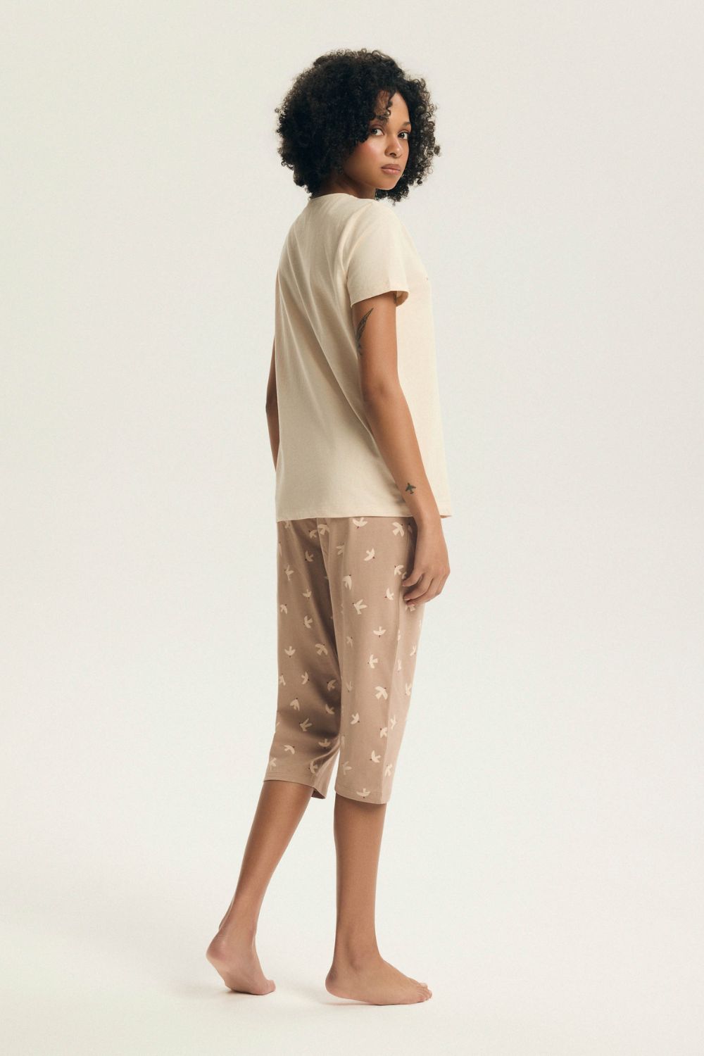 Pyjama femme Henderson — beige