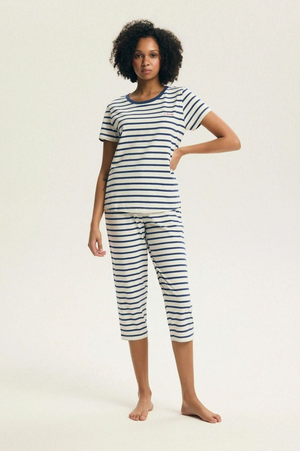 Pyjama femme Henderson — bleu marine