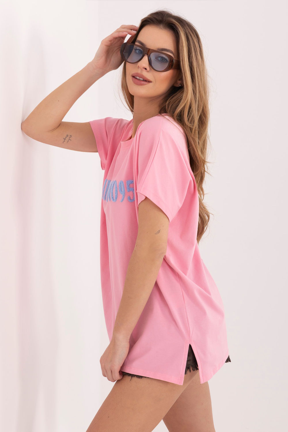 Blouse femme Relevance T Shirt T — rosé