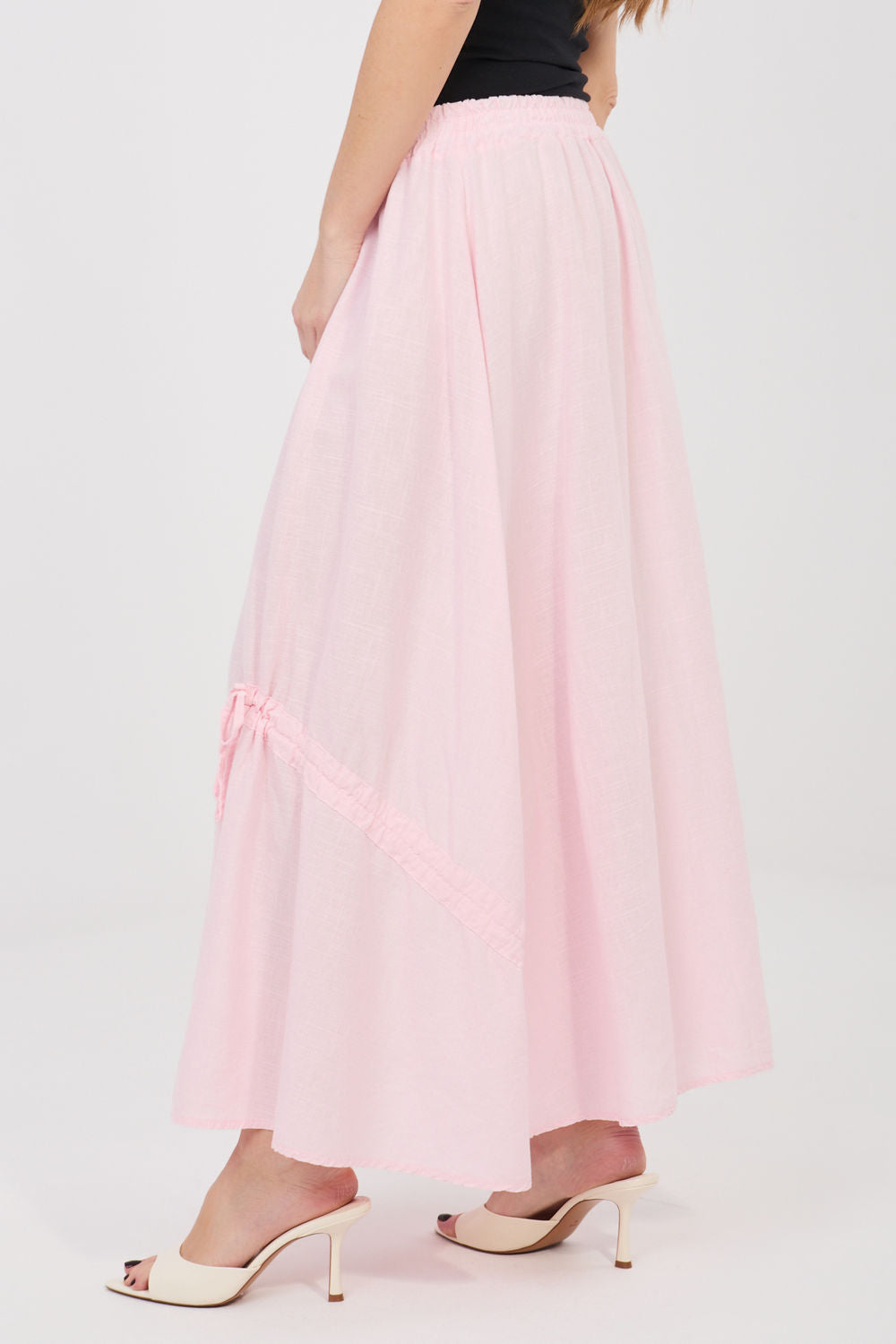 Jupe femme Italy Moda Longue Longue — rosé