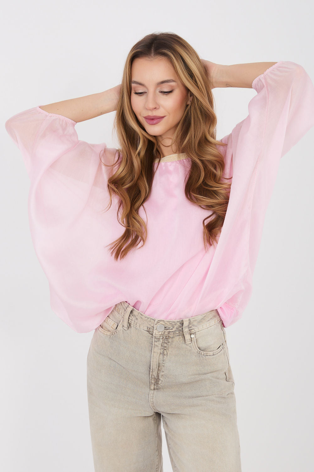 Blouse femme Italy Moda Chemisier Chemisier — rosé