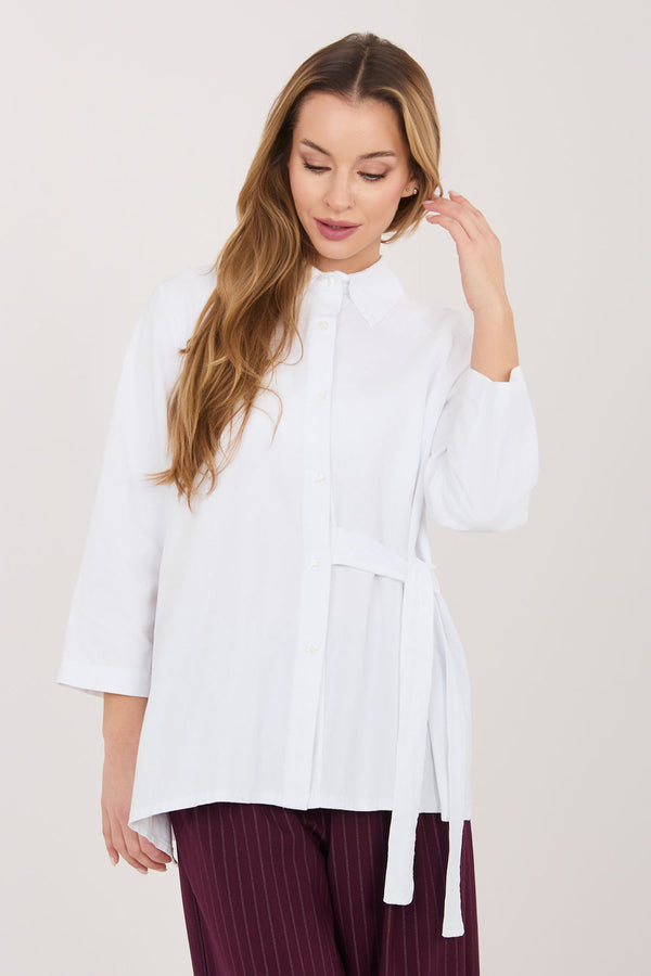 Blouse femme Rue Paris — blanc