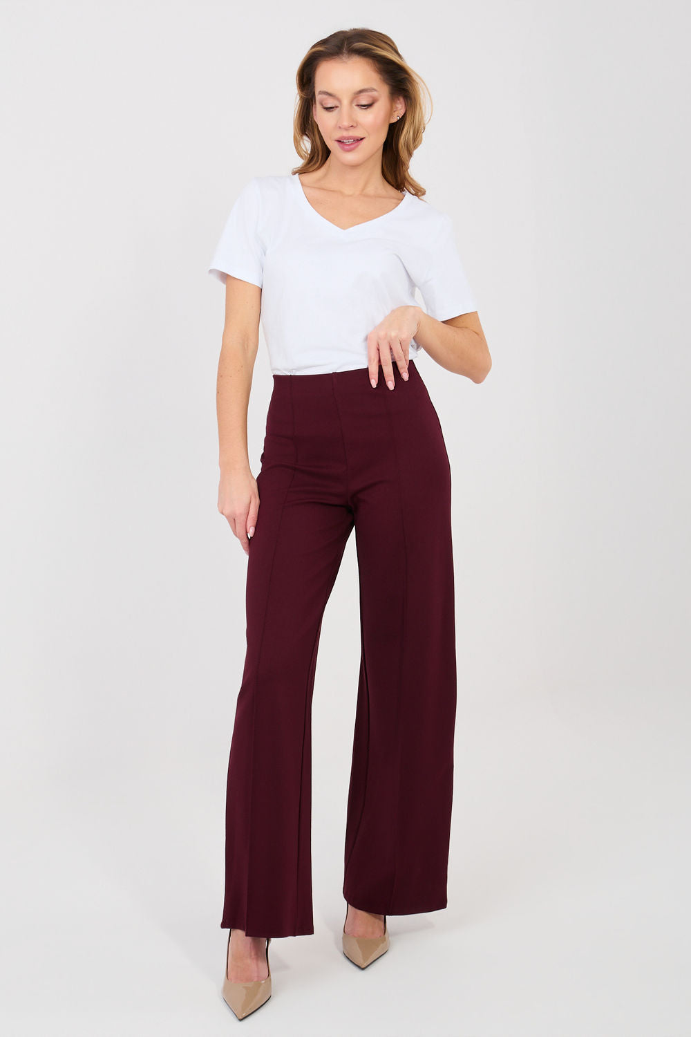 Chaussures à talons femme Rue Paris Pantalon Pantalon — violet