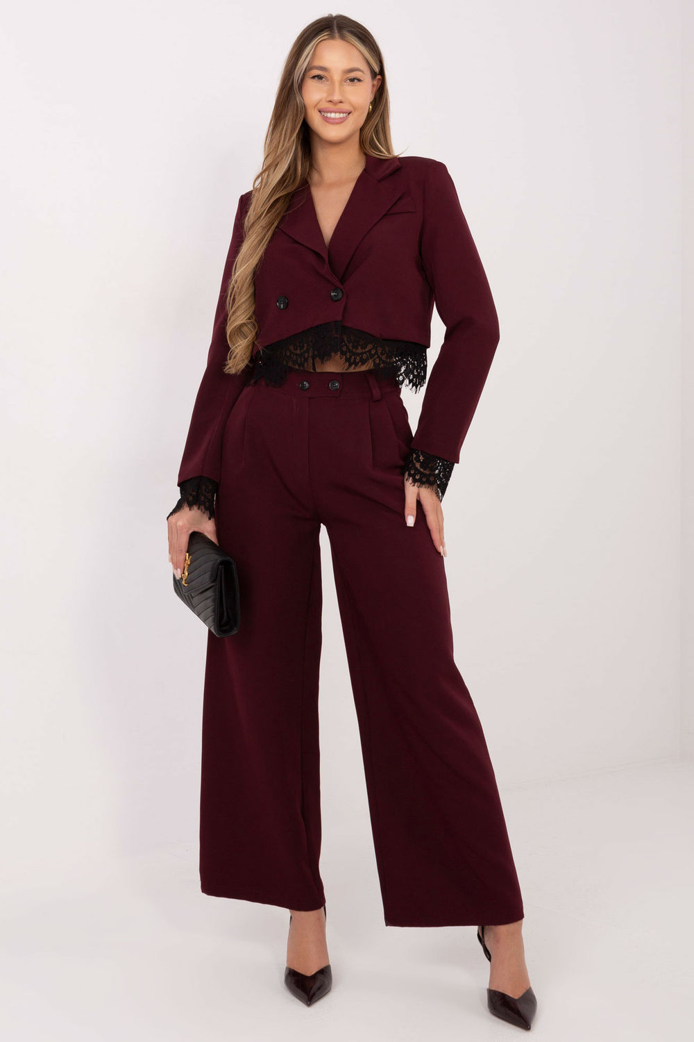 Chaussures à talons femme Rue Paris Pantalon Pantalon — rouge