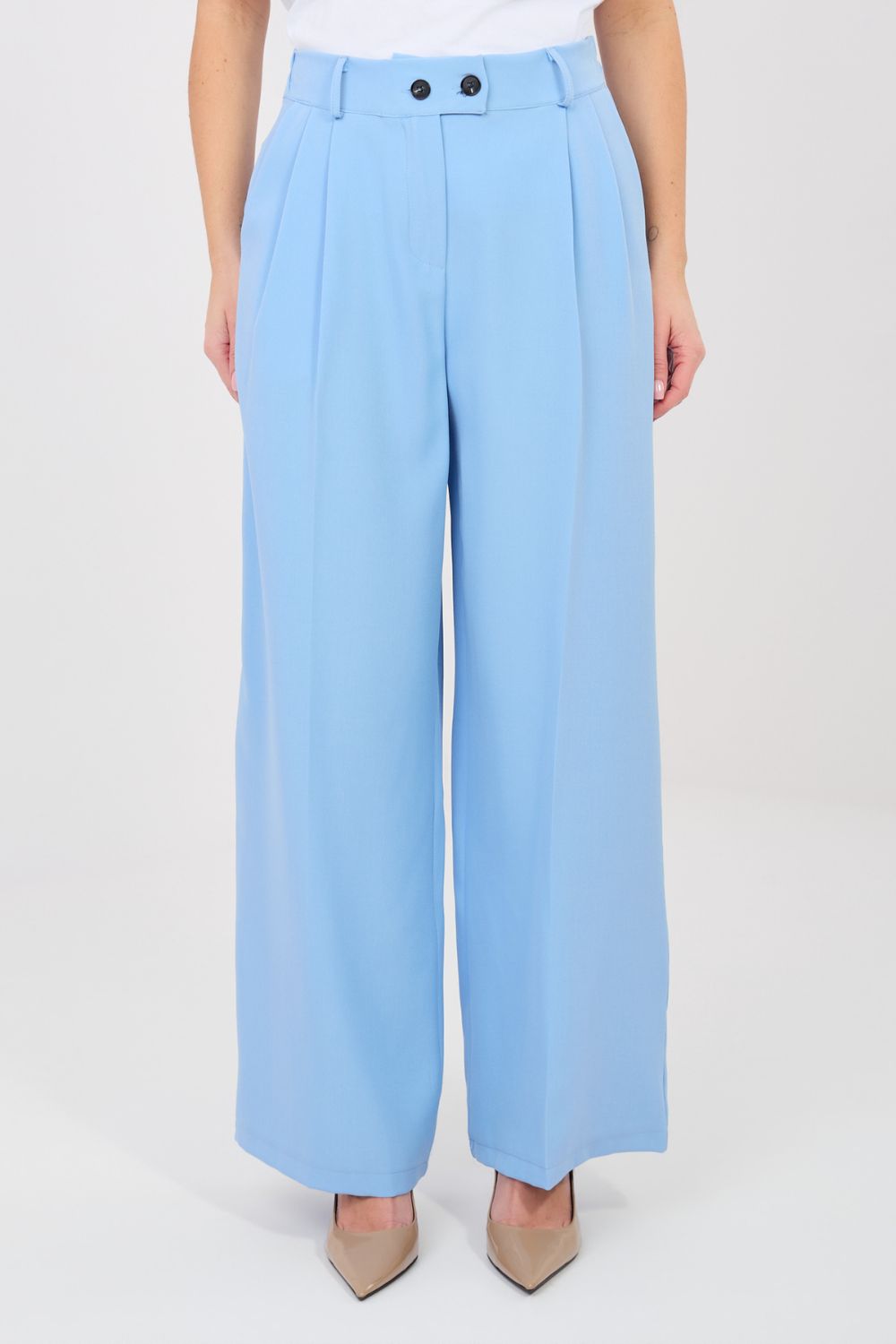 Chaussures à talons femme Rue Paris Pantalon Pantalon — bleu