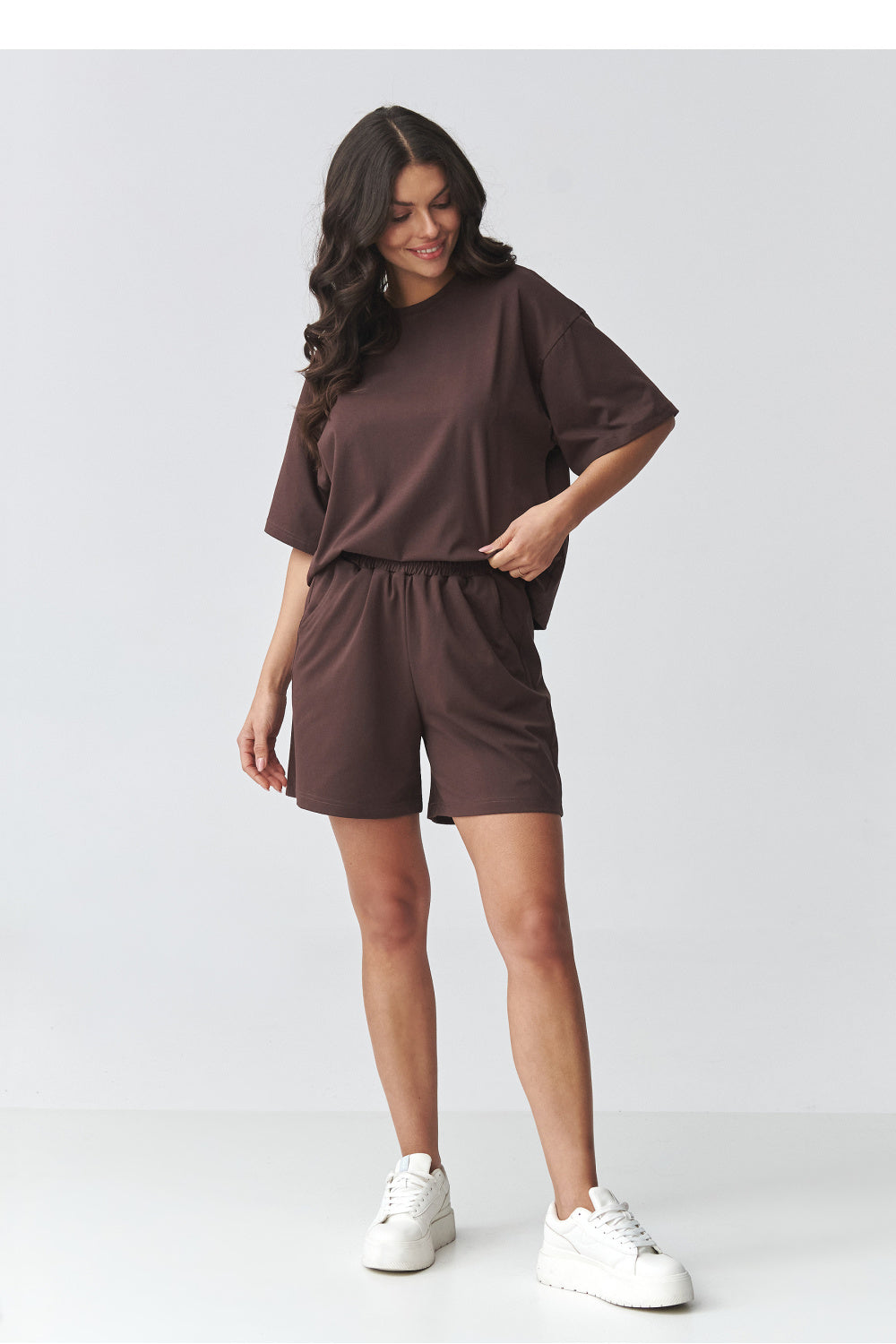 Ensemble lingerie femme Makadamia L Ensemble L — brun