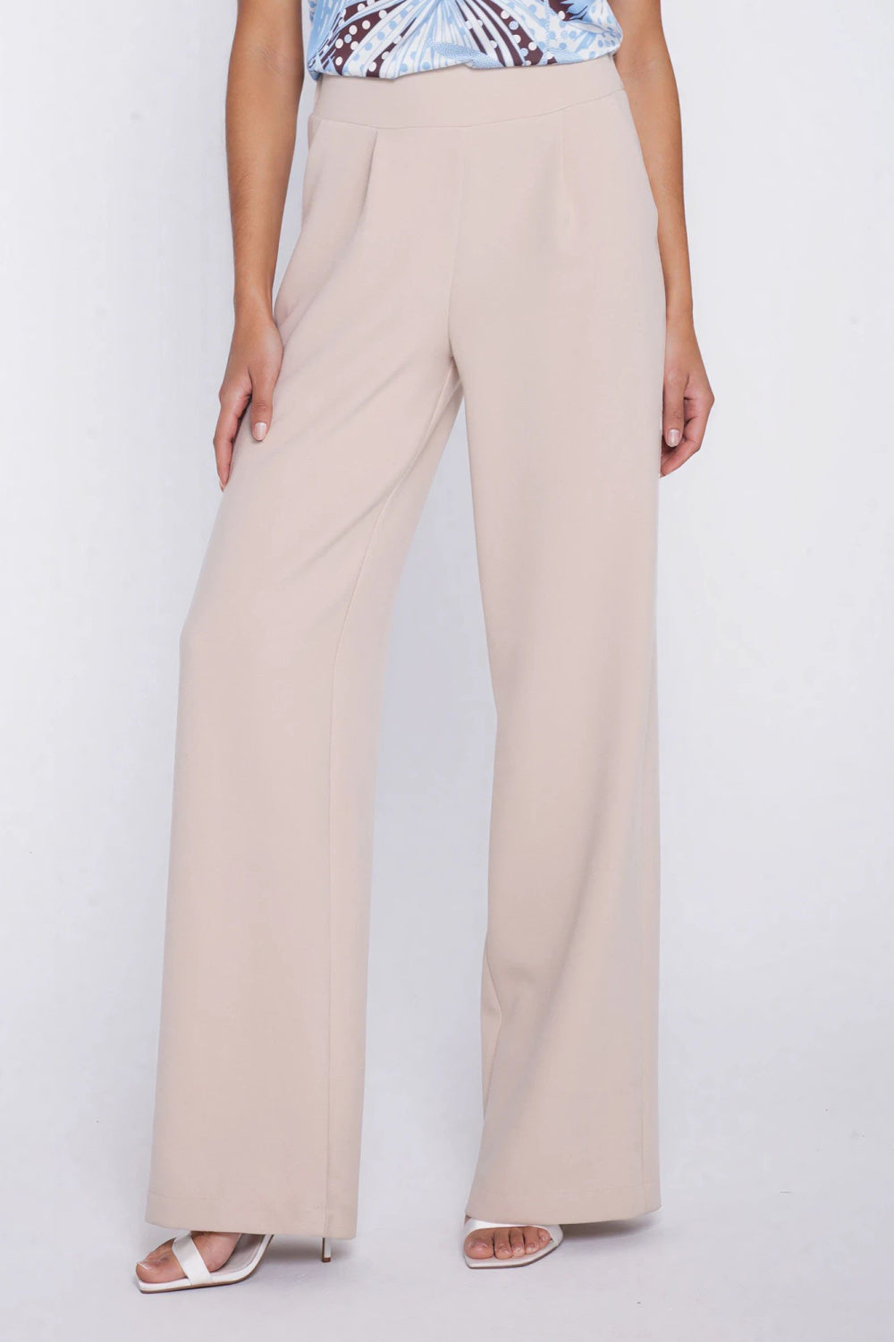 Chaussures à talons femme Nife Pantalon Pantalon — beige