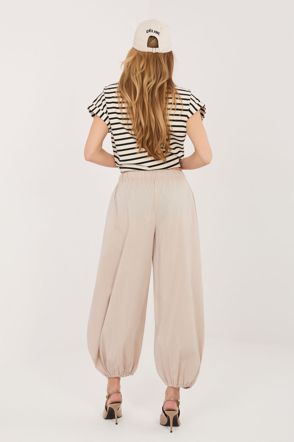 Chaussures à talons femme Rue Paris Pantalon Pantalon — beige