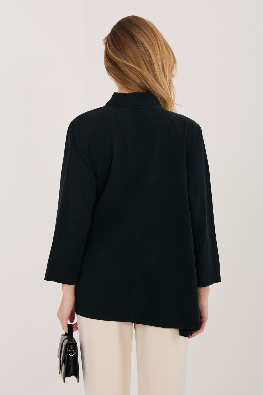 Blouse femme Rue Paris — noir
