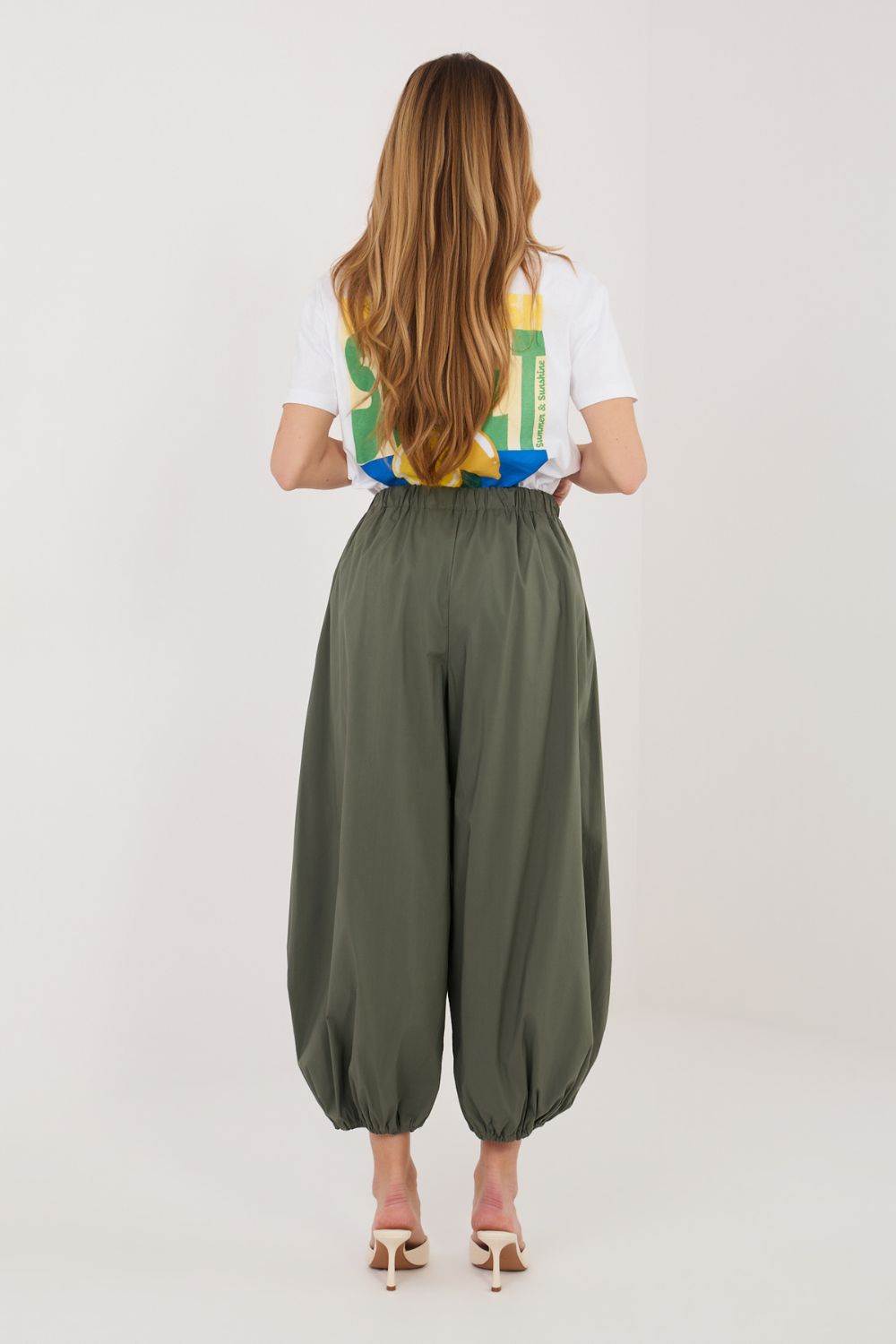 Chaussures à talons femme Rue Paris Pantalon Pantalon — vert