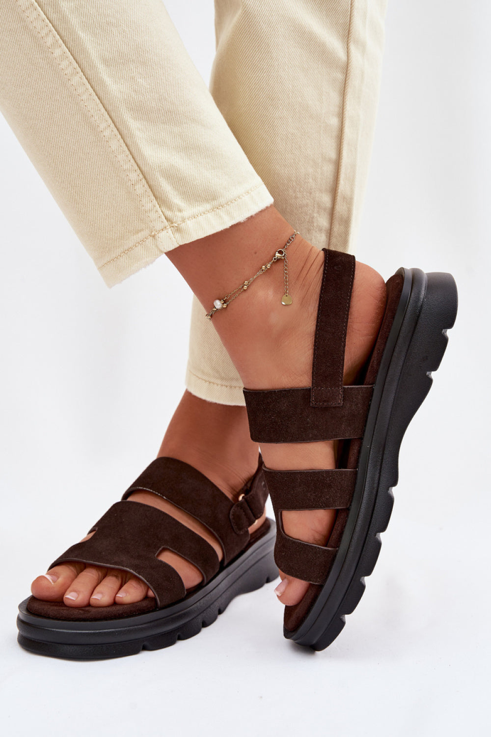 Sandales femme Step in style — brun