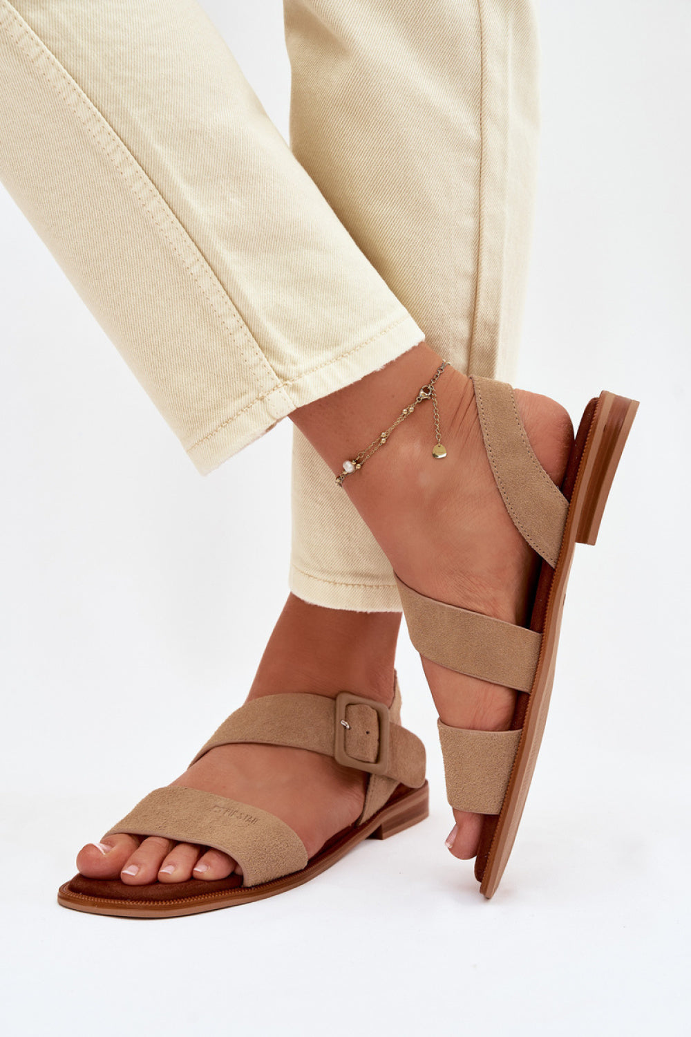Sandales femme Step in style — beige