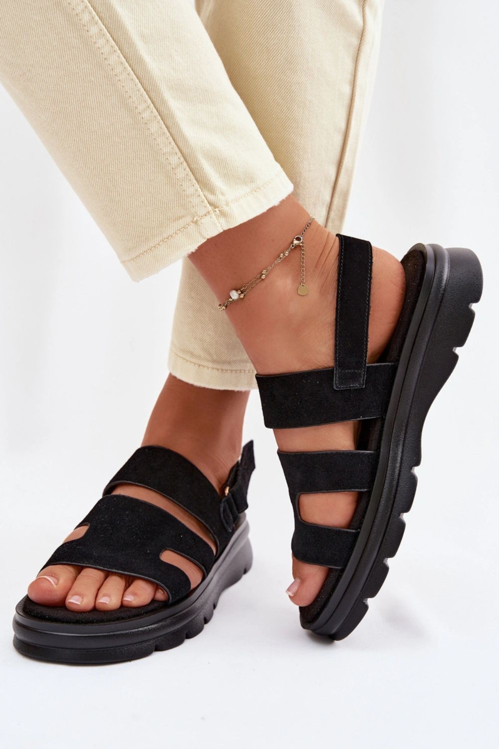 Sandales femme Step in style — noir