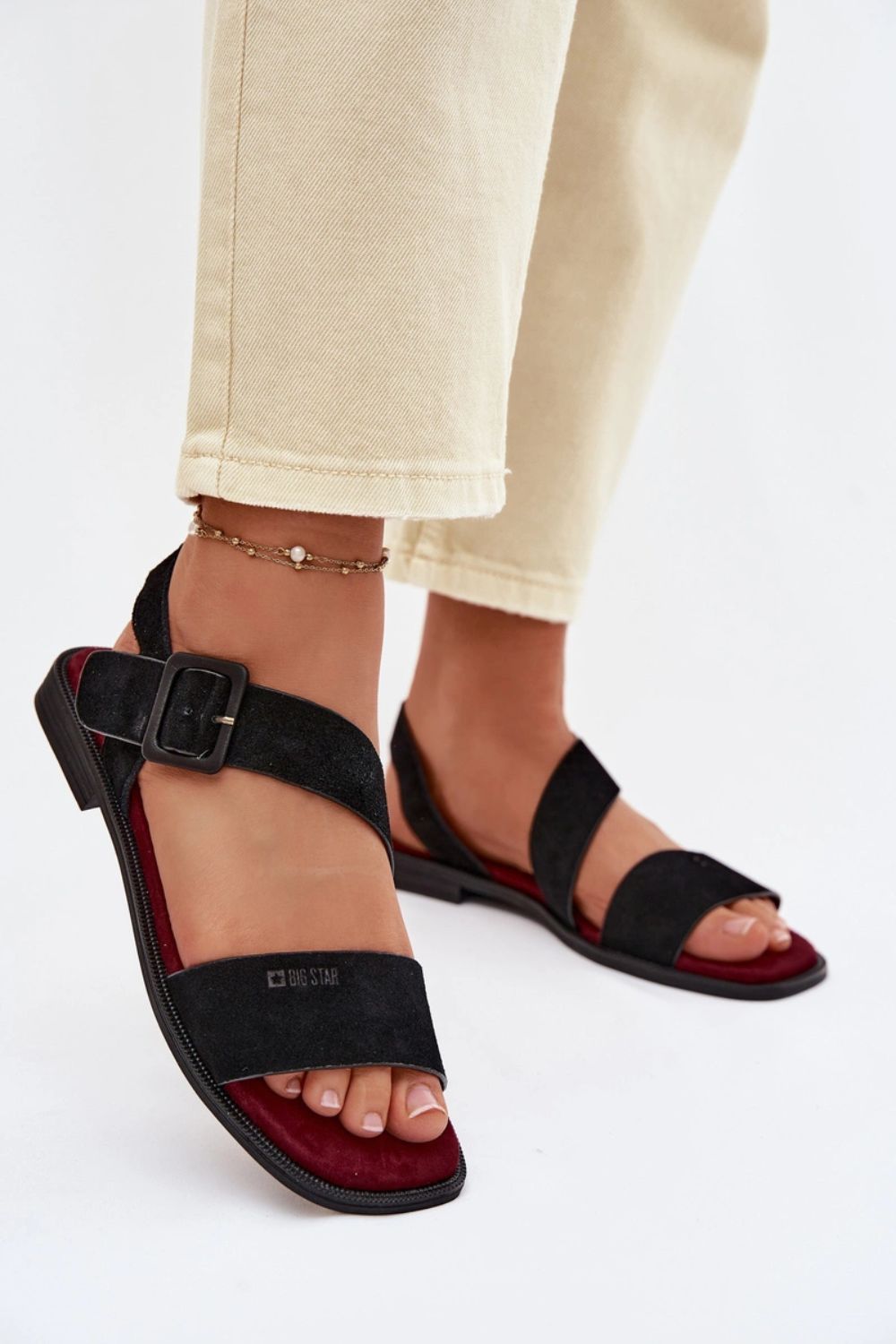 Sandales femme Step in style — noir
