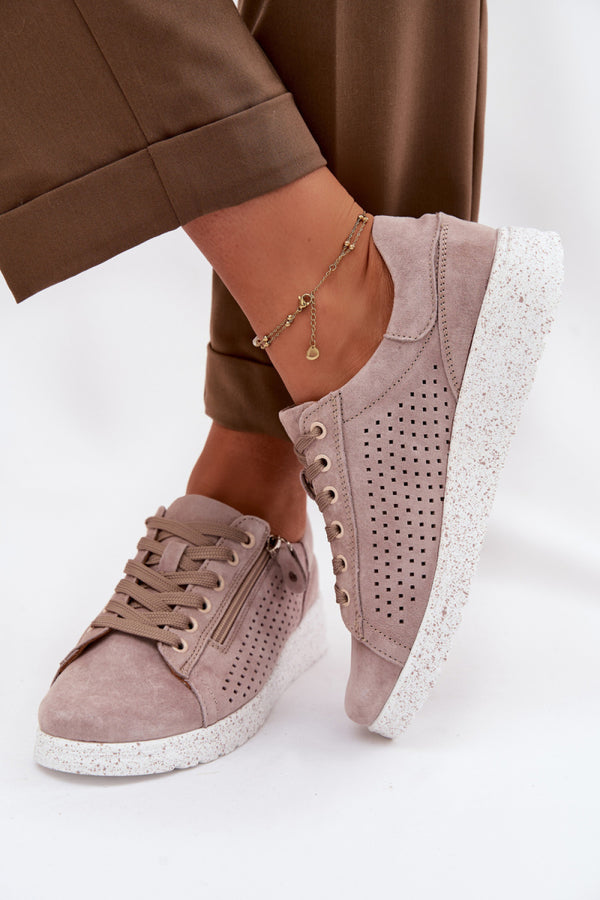 Bottes femme Step in style Chaussures Basses Chaussures — beige