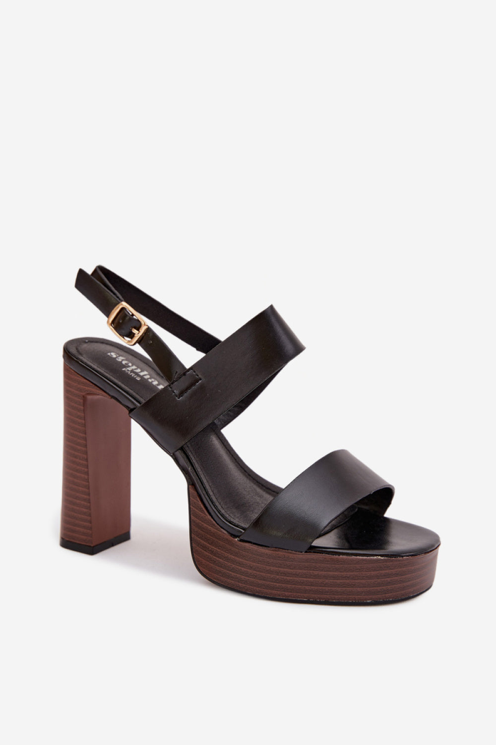 Sandales femme Step in style À Talons À — noir