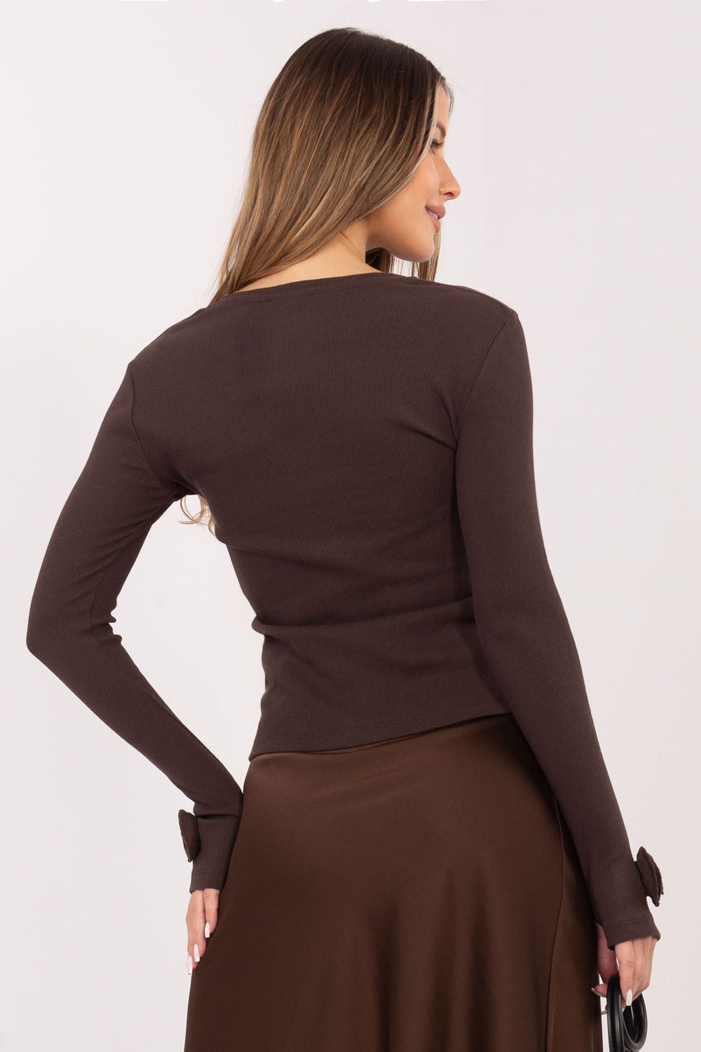 Blouse femme Rue Paris Chemisier Chemisier — brun