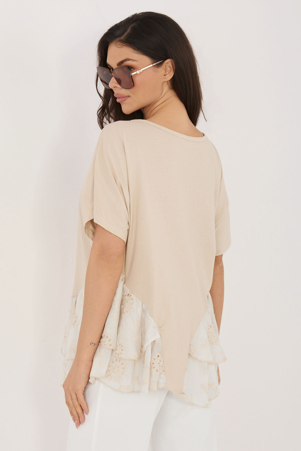 Blouse femme Italy Moda Chemisier Chemisier — beige