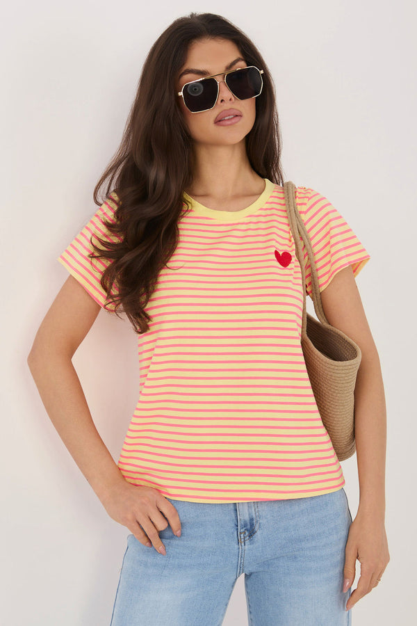 Blouse femme Italy Moda T Shirt T — jaune
