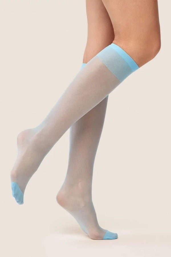 Chaussettes longues femme Gabriella — bleu