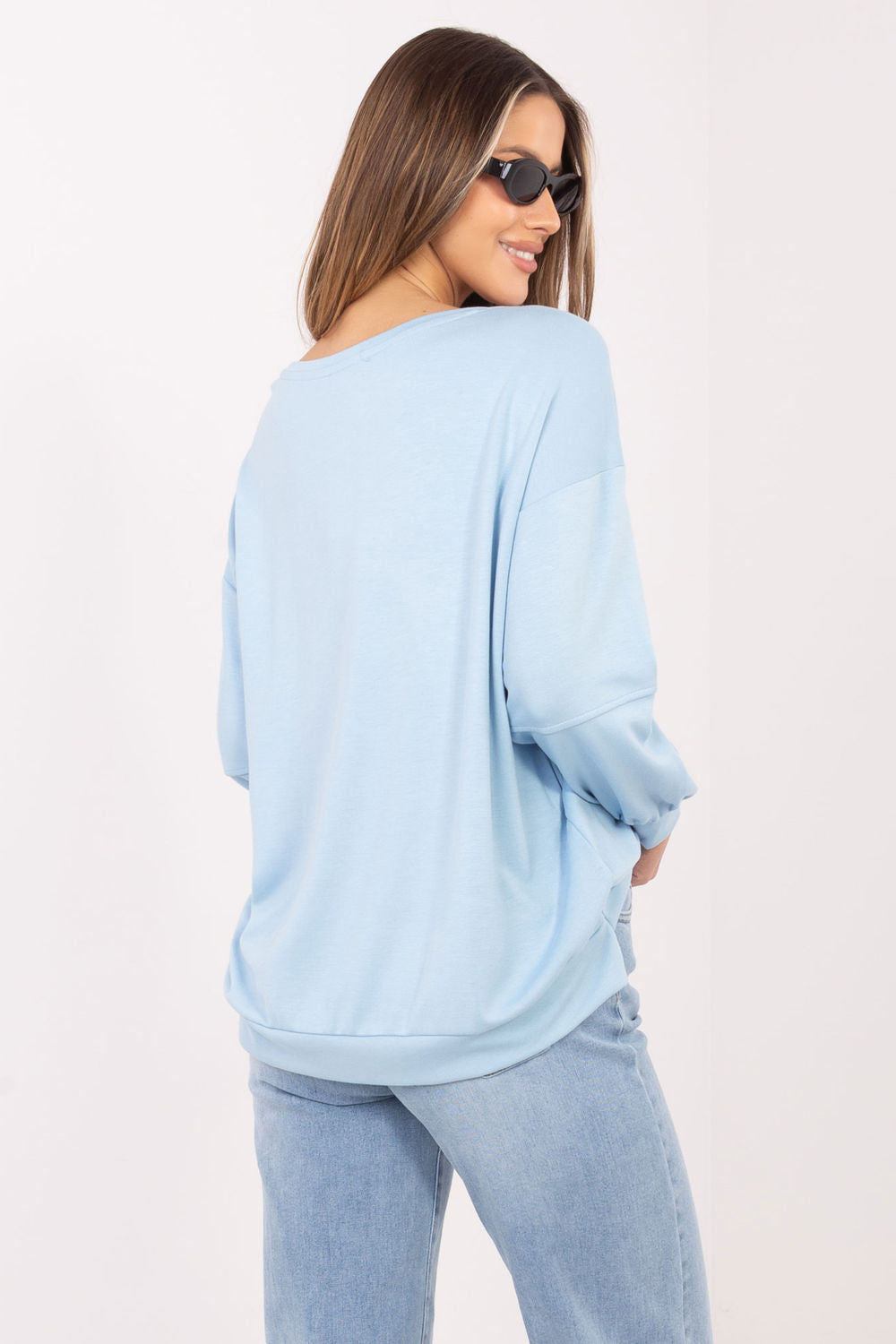 T-shirt femme Rue Paris Sweatshirt Sweatshirt — bleu