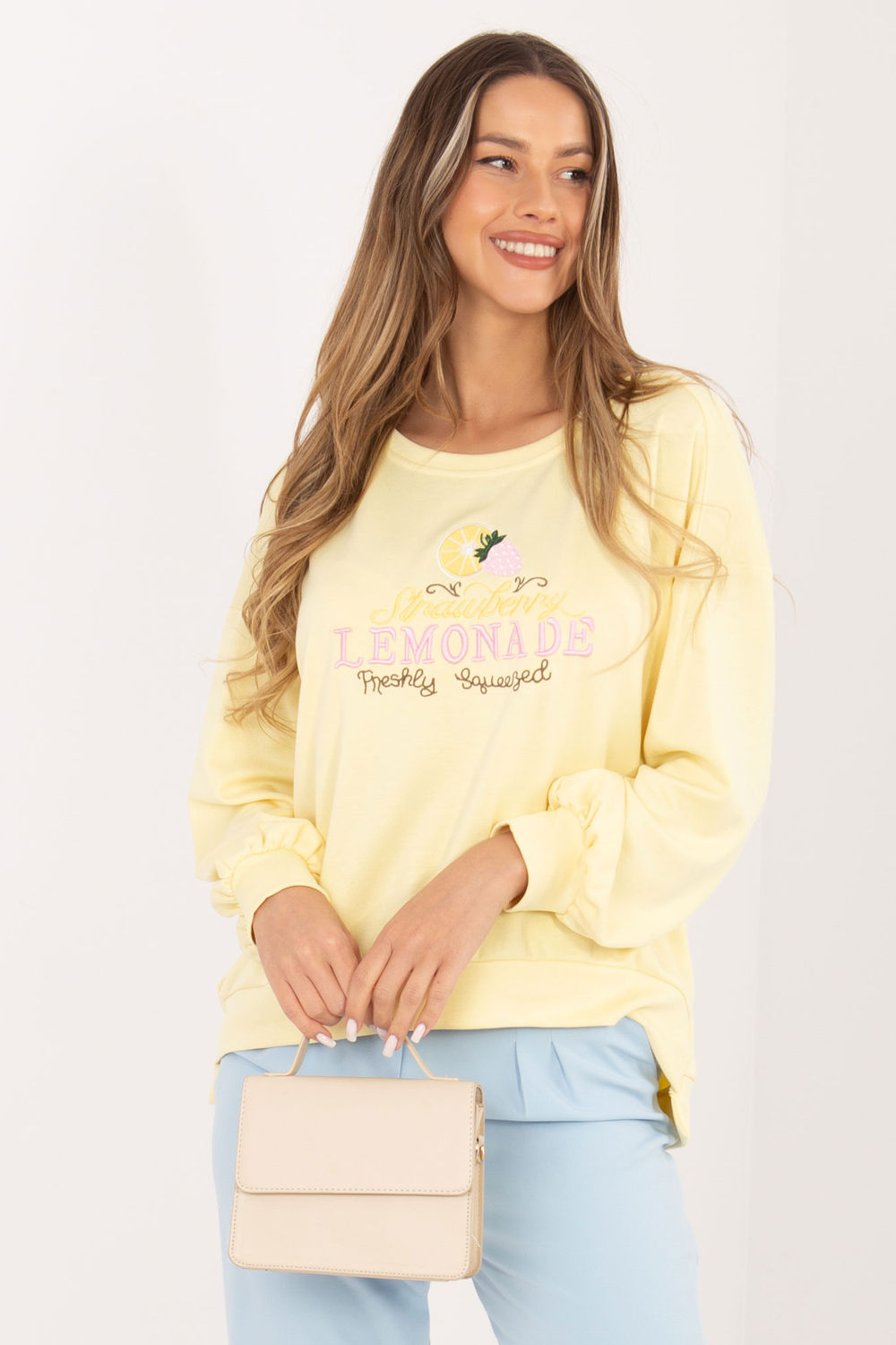 T-shirt femme Rue Paris Sweatshirt Sweatshirt — jaune