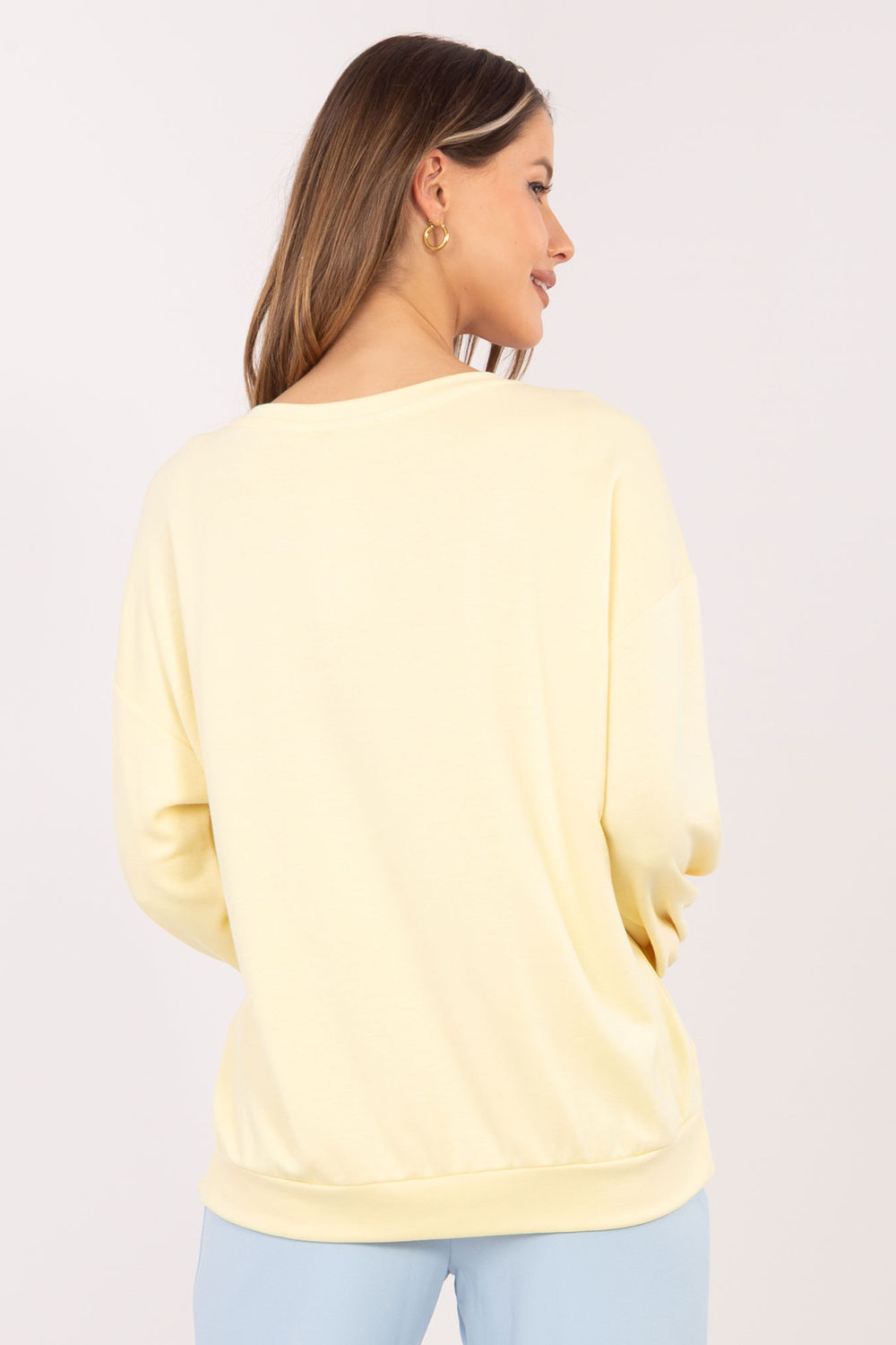 T-shirt femme Rue Paris Sweatshirt Sweatshirt — jaune