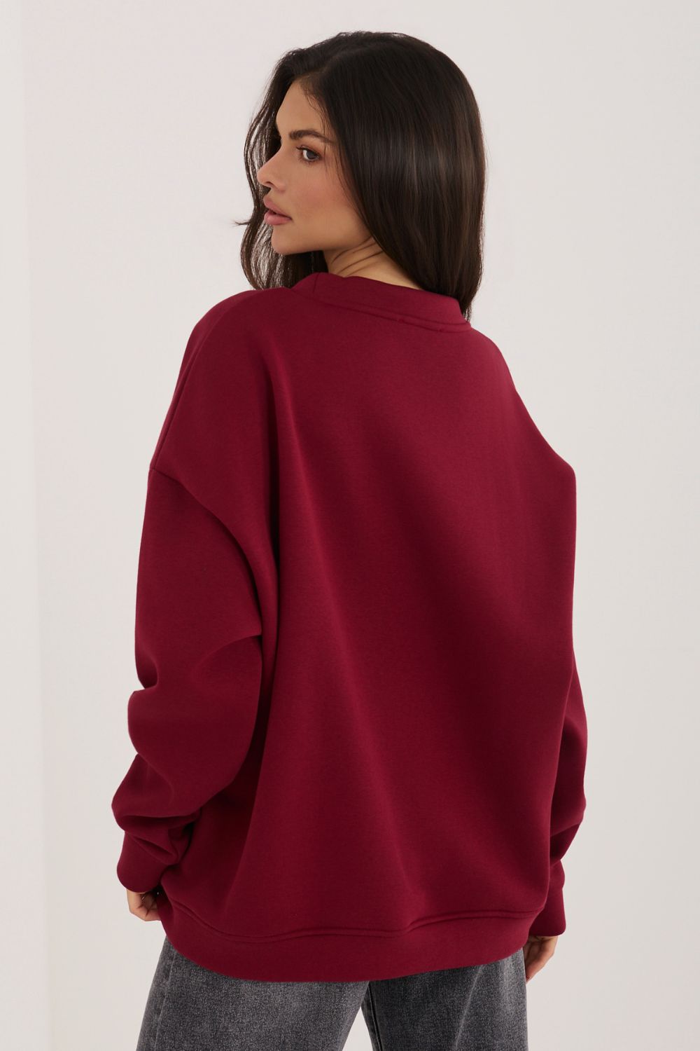 T-shirt femme Rue Paris Sweatshirt Sweatshirt — rouge