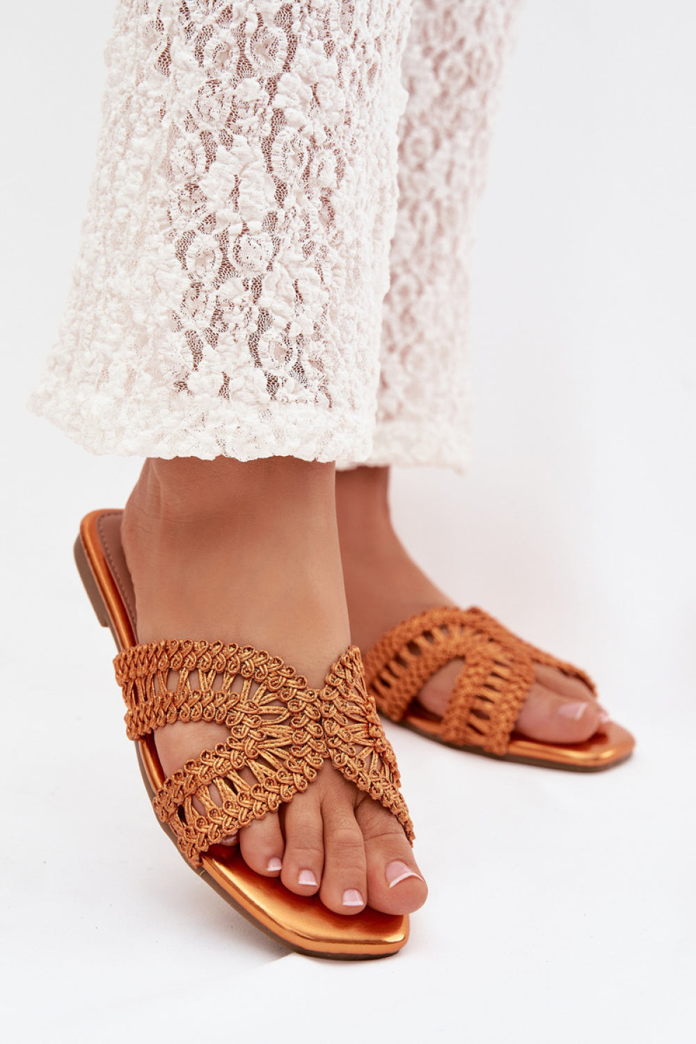 Sandales femme Step in style Clacquettes Clacquettes — orange