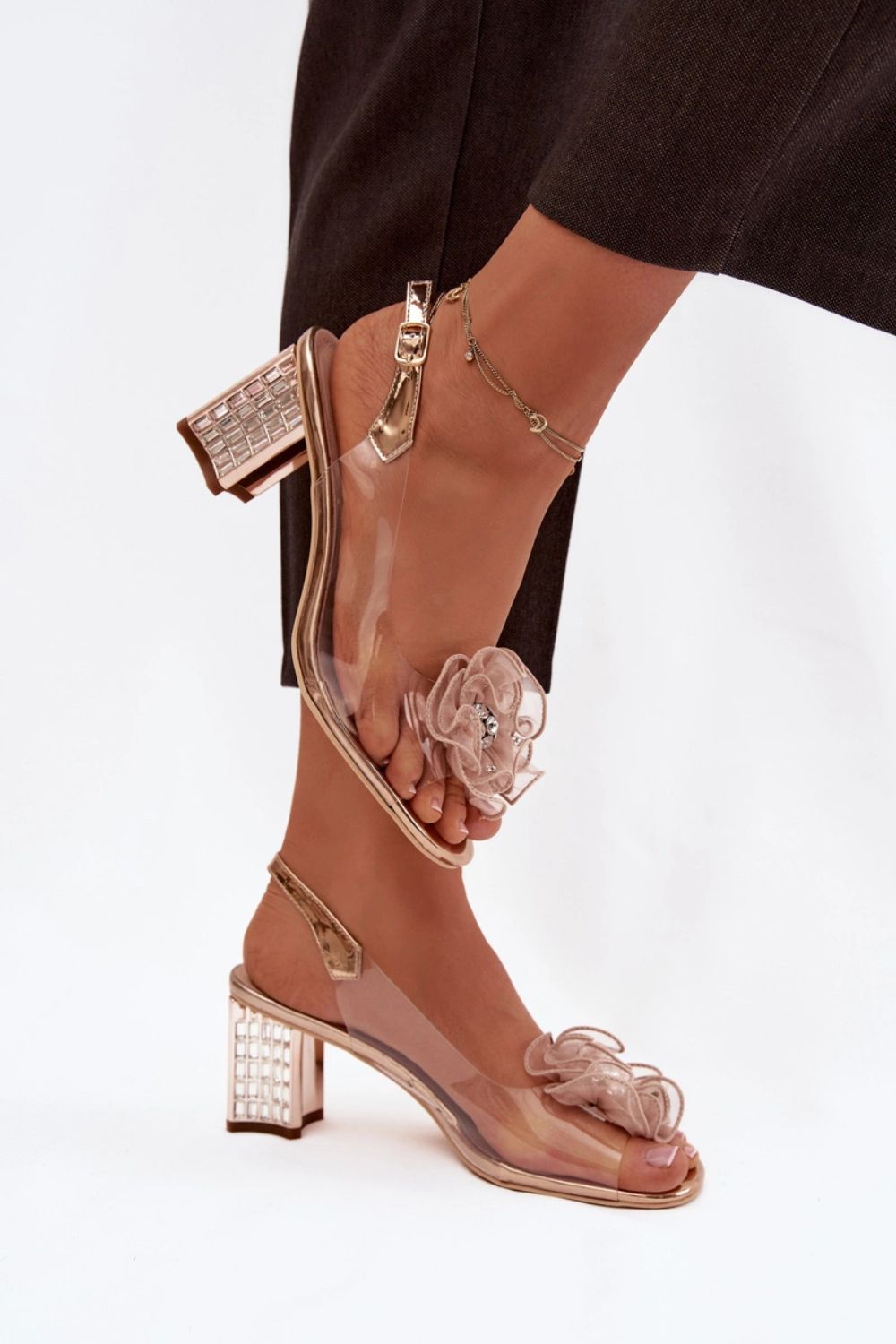 Sandales femme Step in style À Talons À — rosé