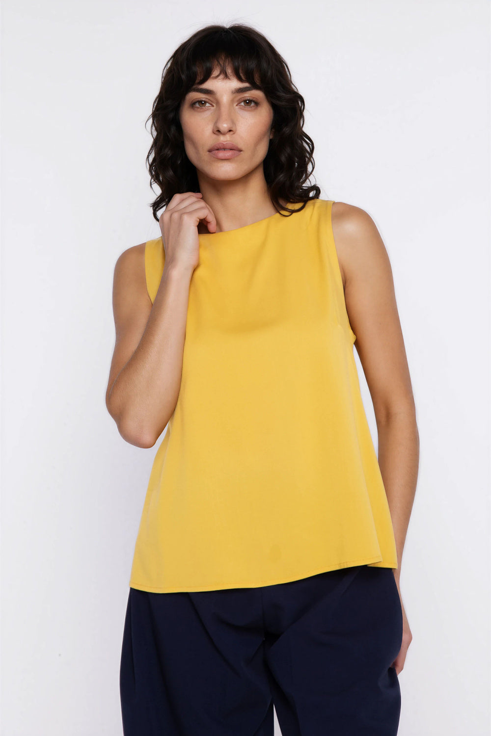 Blouse femme Nife Chemisier Chemisier — jaune