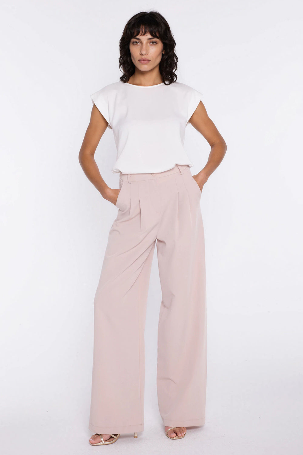 Blouse femme Nife Chemisier Chemisier — beige