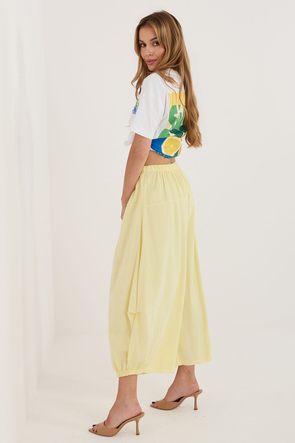 Chaussures à talons femme Italy Moda — jaune